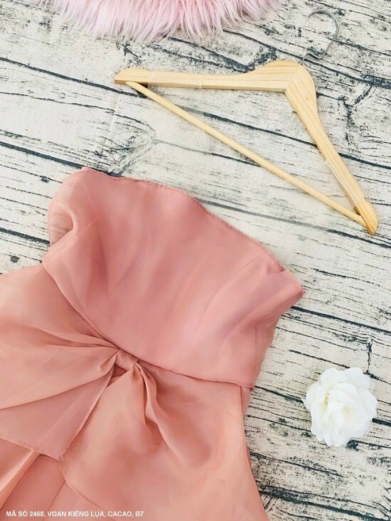 Đầm Voan Xòe Cúp Ngực - D2468